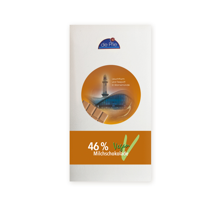 Bild 1 von 42 % Vollmilchschokolade - Rostock Edition vegan